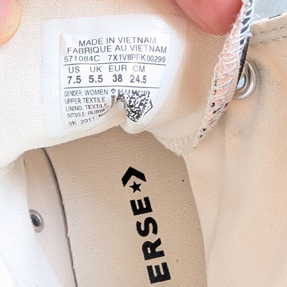 Converse Chuck Taylor All Star Lift Platform Animal Mix Sneakers, size 7.5 - Picture 4 of 7